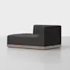 Essential Sectional Module (Left Arm Chaise / Carbon / Grey) - Back Angled