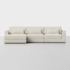 Signature Storage Sectional (3 Seat / Ivory) - Front