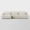 Signature Storage Sectional (3 Seat / Ivory) - Front