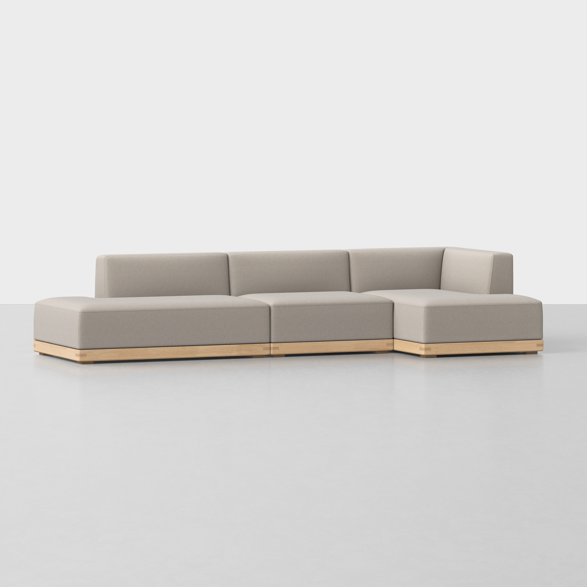 Natural / Natural / Right Arm Chaise