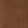 A close-up of a brown wooden surface with a smooth finish, showing natural grain patterns and subtle variations in color and texture.