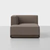 Essential Sectional Module (Left Arm Chaise / Mocha / Espresso) - Front