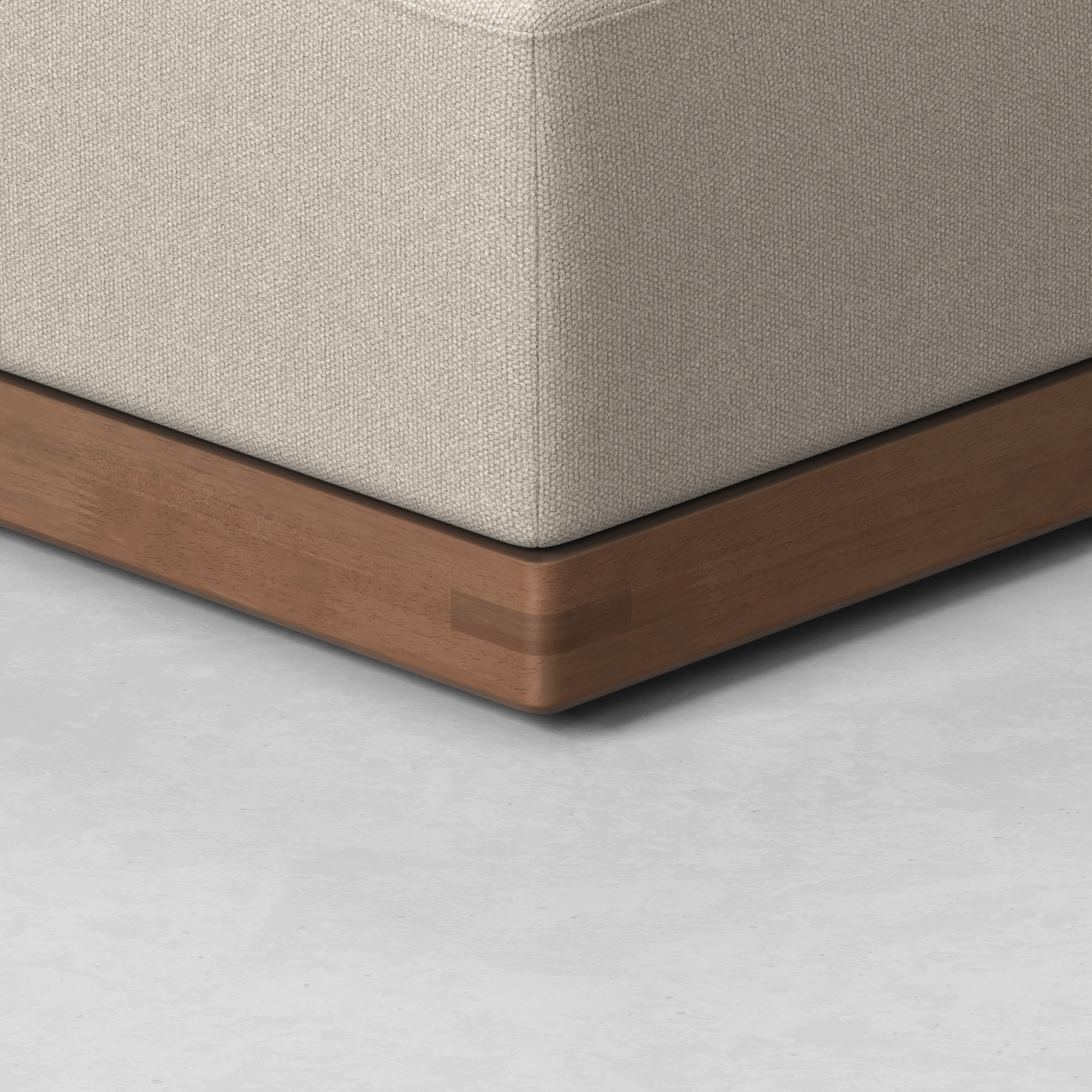 Natural / Walnut / Chair + Ottoman