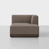 Essential Sectional Module (Right Arm Chaise / Mocha / Espresso) - Front