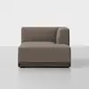 Essential Sectional Module (Right Arm Chaise / Mocha / Espresso) - Front