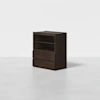 Multipurpose Storage (Espresso / 4x1) - Render - Front