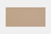 A rectangular sheet of plain, light brown paper is centered on a white background.