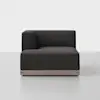 Essential Sectional Module (Left Arm Chaise / Carbon / Grey) - Front