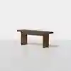 Pillar Bench Cushion (Charcoal / 48) - Angled