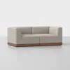 Essential Modular Sofa - 2 Seat / Natural / Walnut - 2