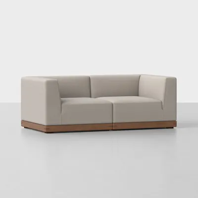 Natural / Walnut / 2 Seat