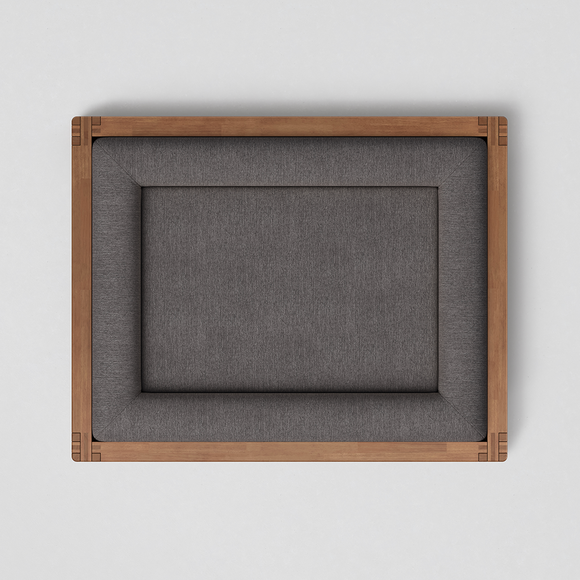 Small / Dark Charcoal / Walnut
