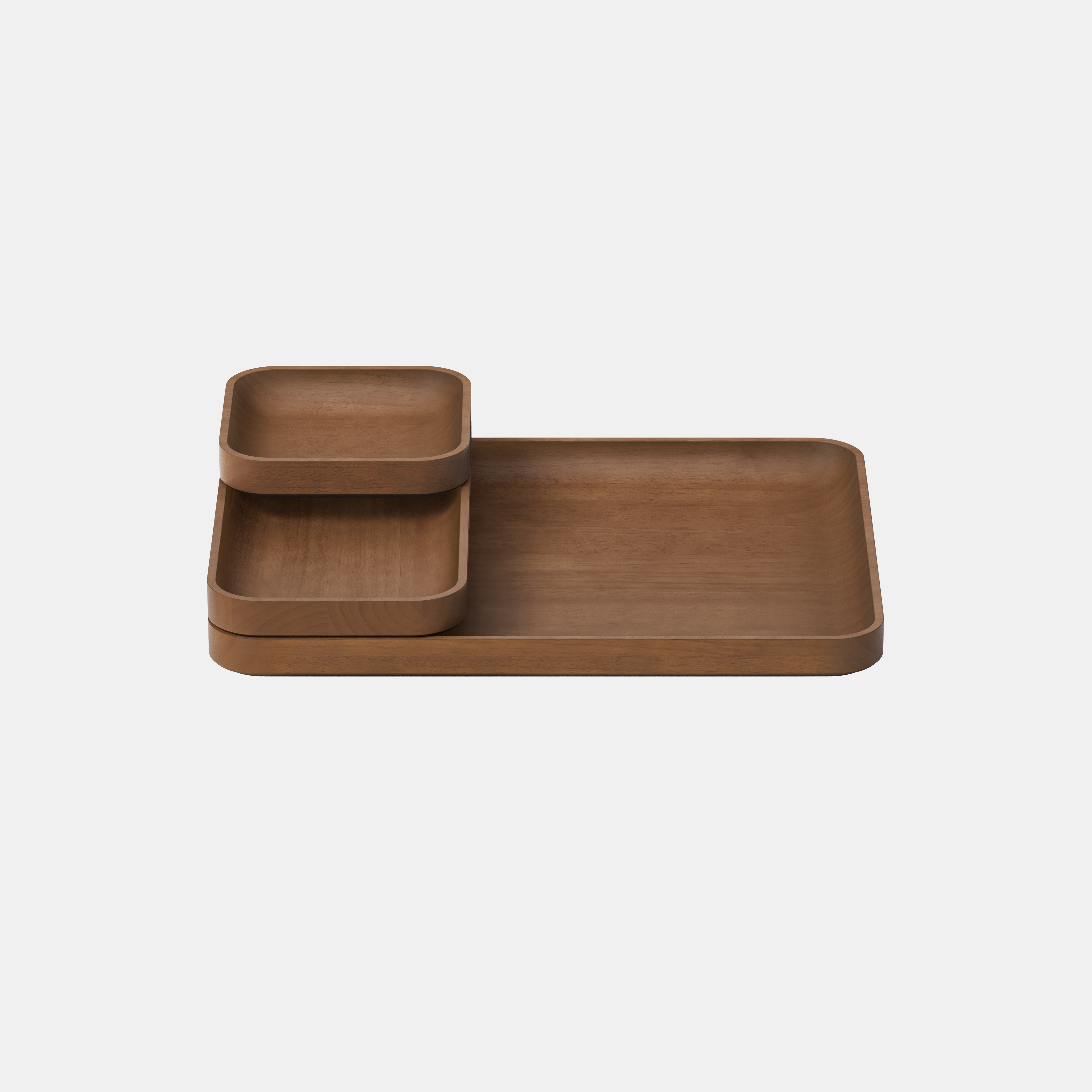 Wood Catchall Tray for Desk & Nightstand