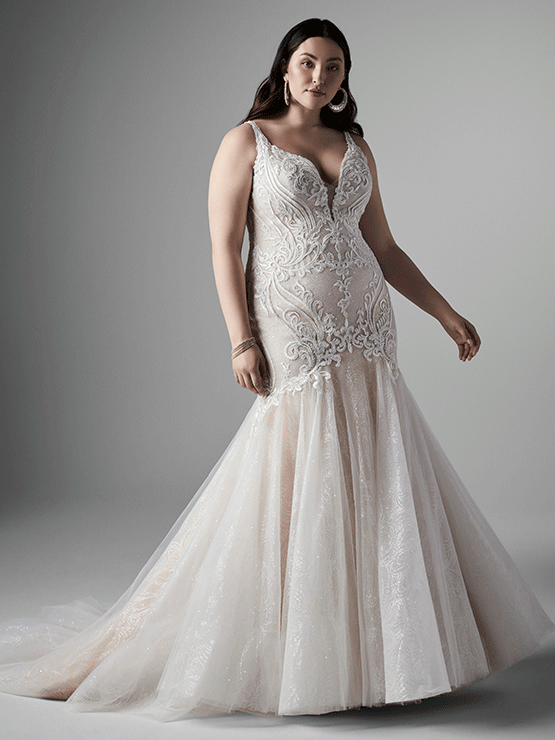 sexy tight wedding dress