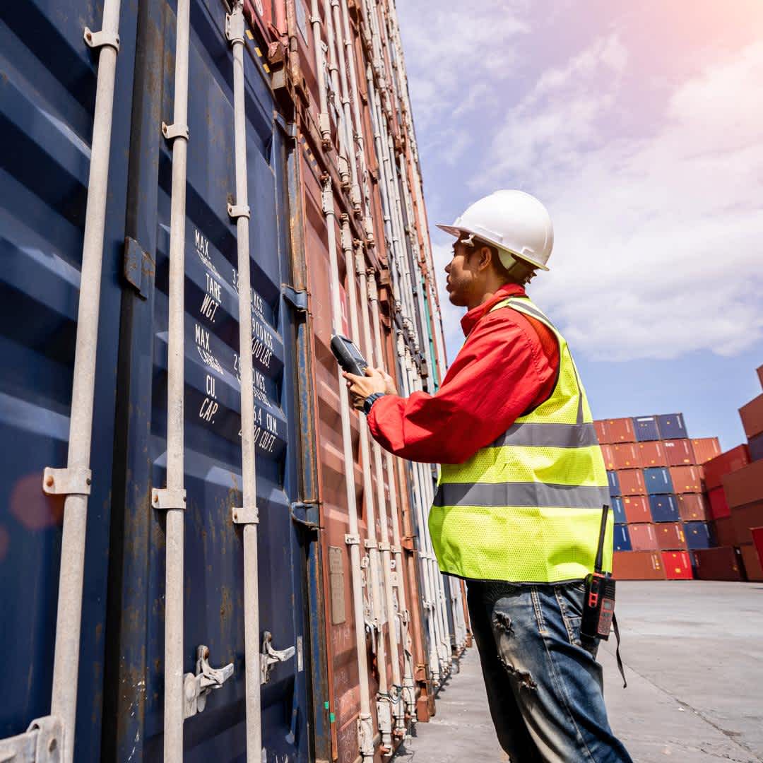 Antifragile Lieferkette Container Logistik