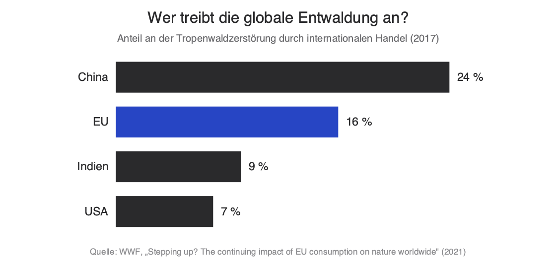 Wer treibt die globale Entwaldung an?