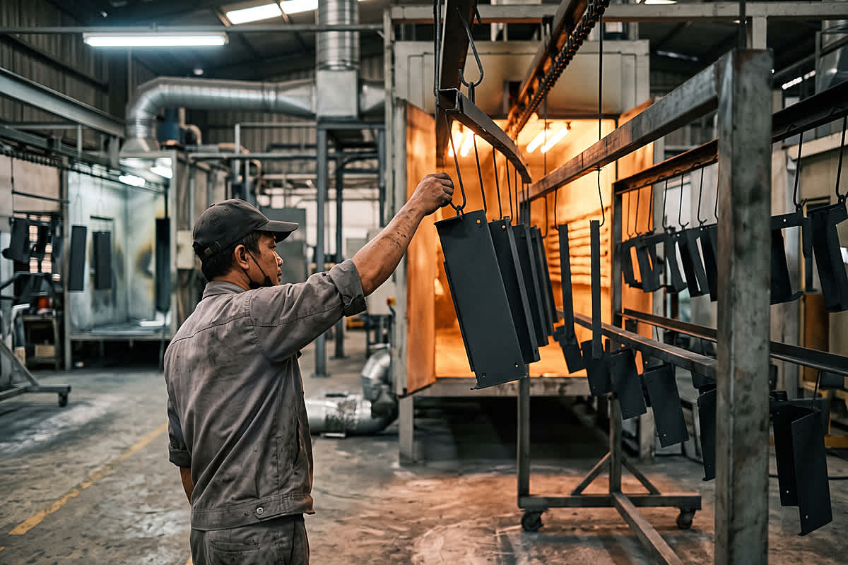 Powder Coating Line with Curing Oven