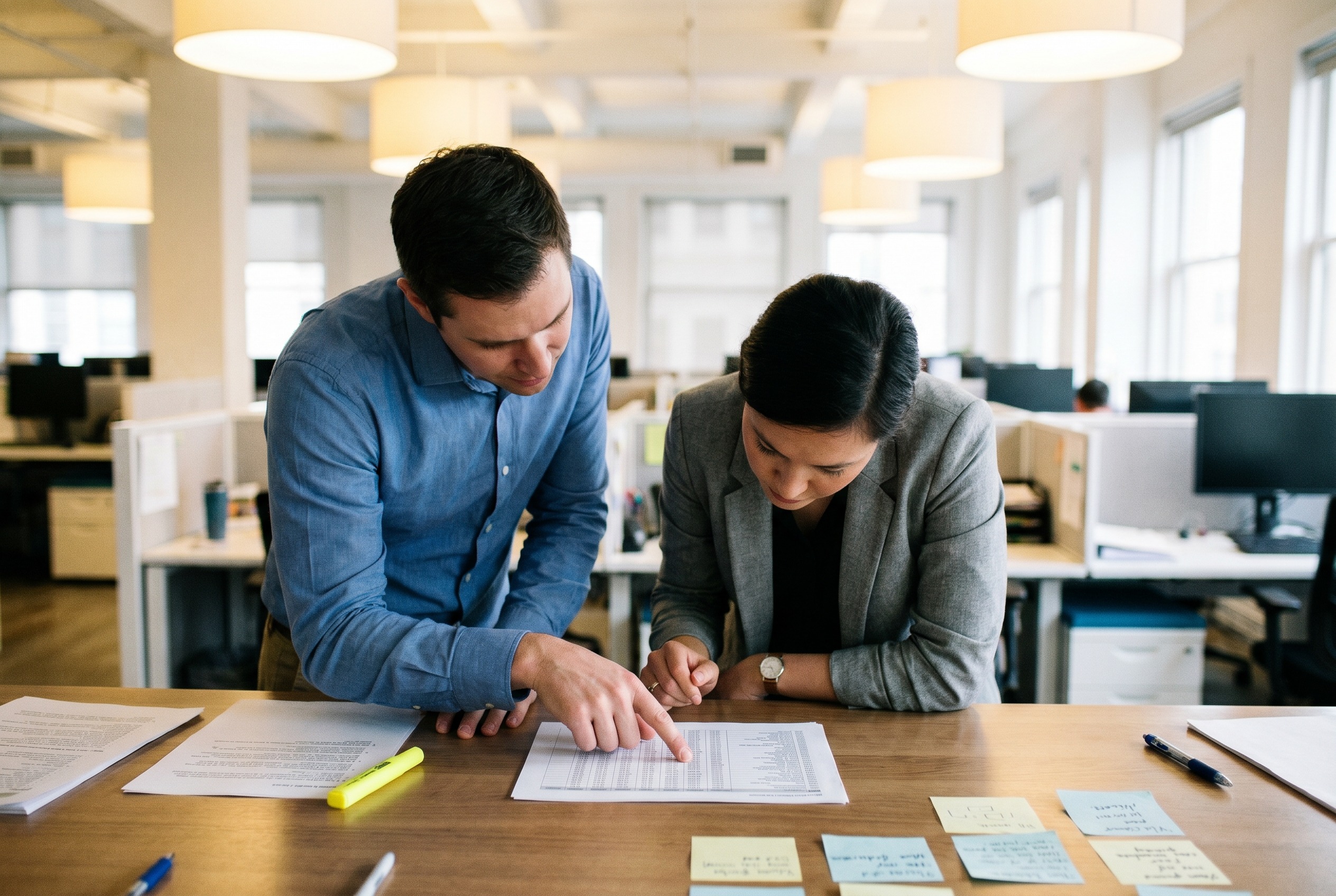 Reviewing import documents together