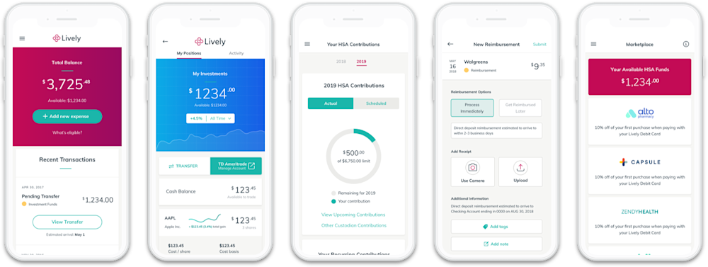 Lively mobile app - the #1 user rated HSA