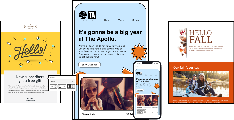 Create 200+ Professionally Designed Email Templates | Constant Contact