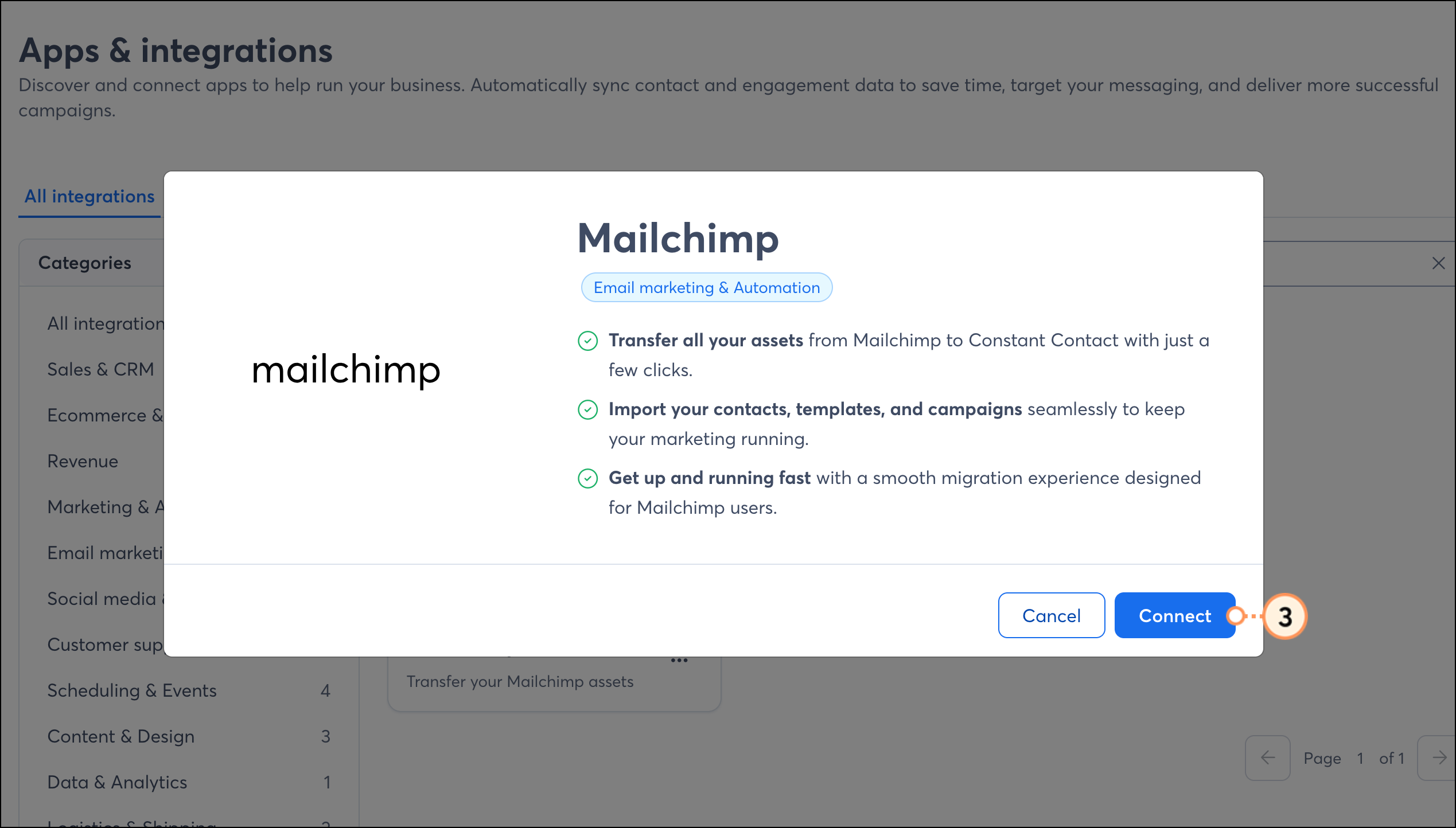 Click blue Connect button