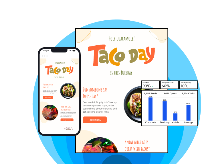 Email Marketing Taco template