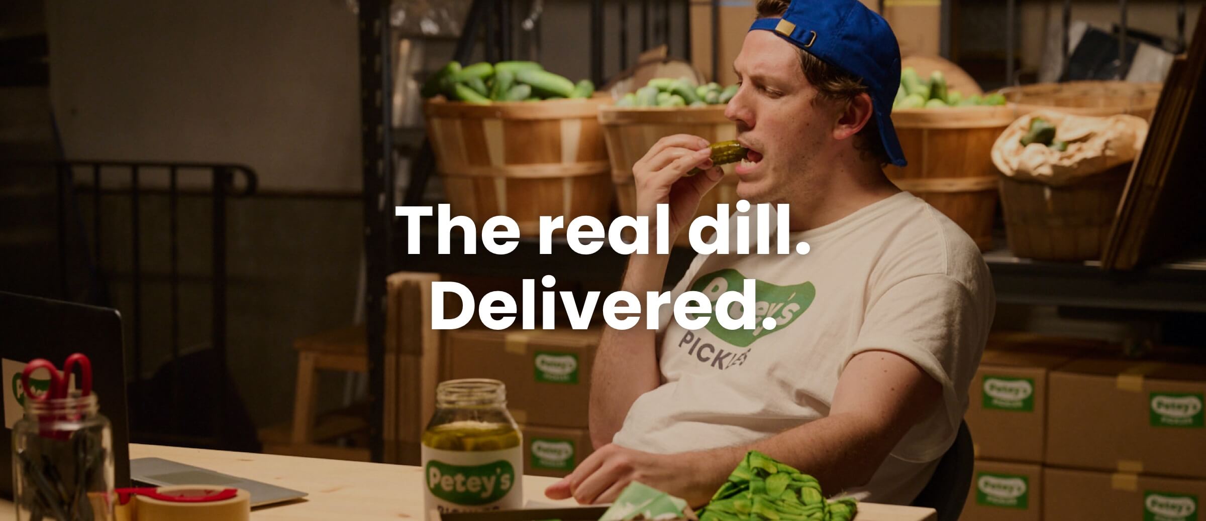 Peteys Pickles OneMan Pickle Garage Constant Contact