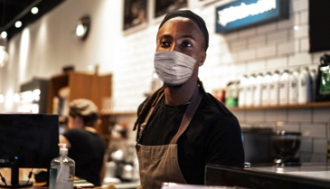 Chef in a restaurant