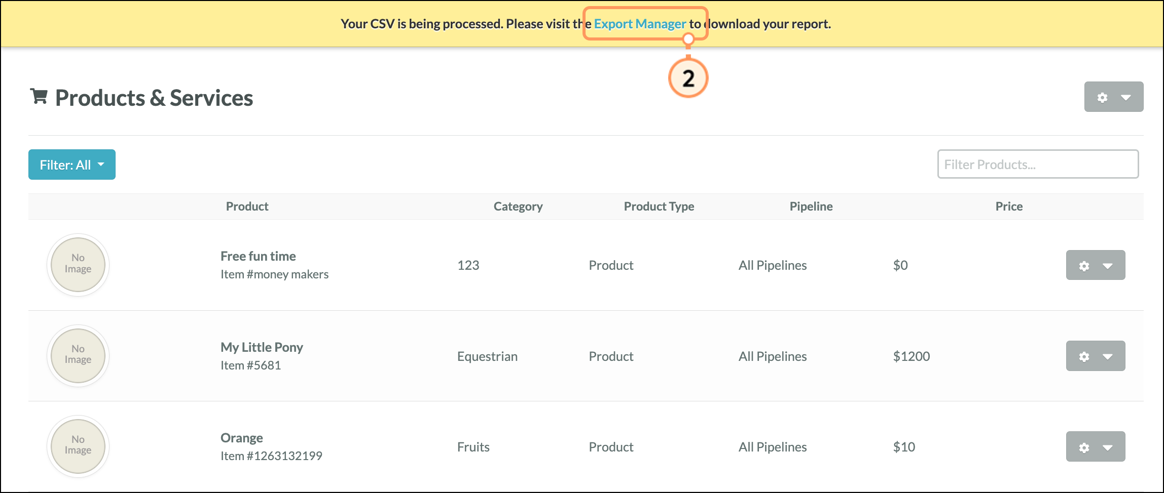 Click the Export file