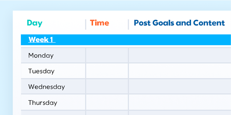 The 15-Minute Social Media Planning Calendar
