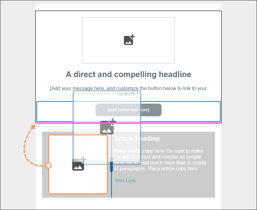 Image block being moved out of layout