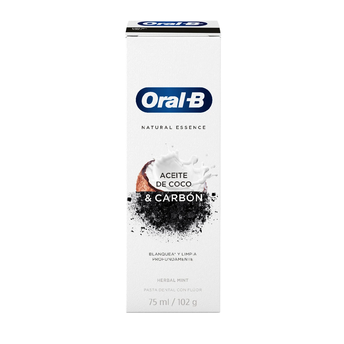 Pasta Dental Oral-B Aceite De Coco & Carbón 