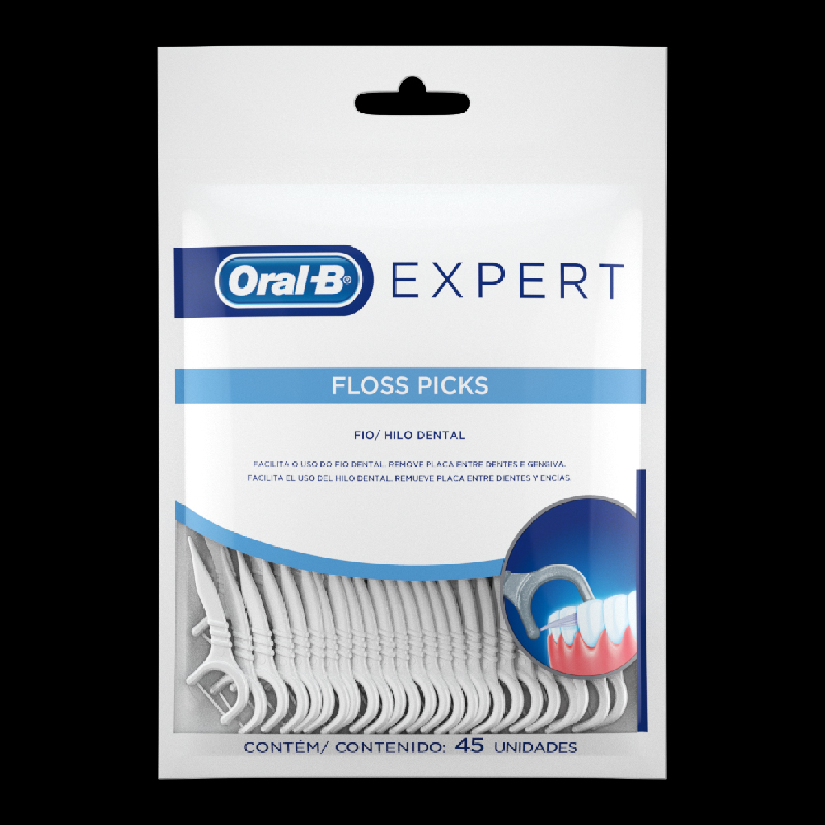 Oral-B Expert Floss Picks 45 Unidades undefined
