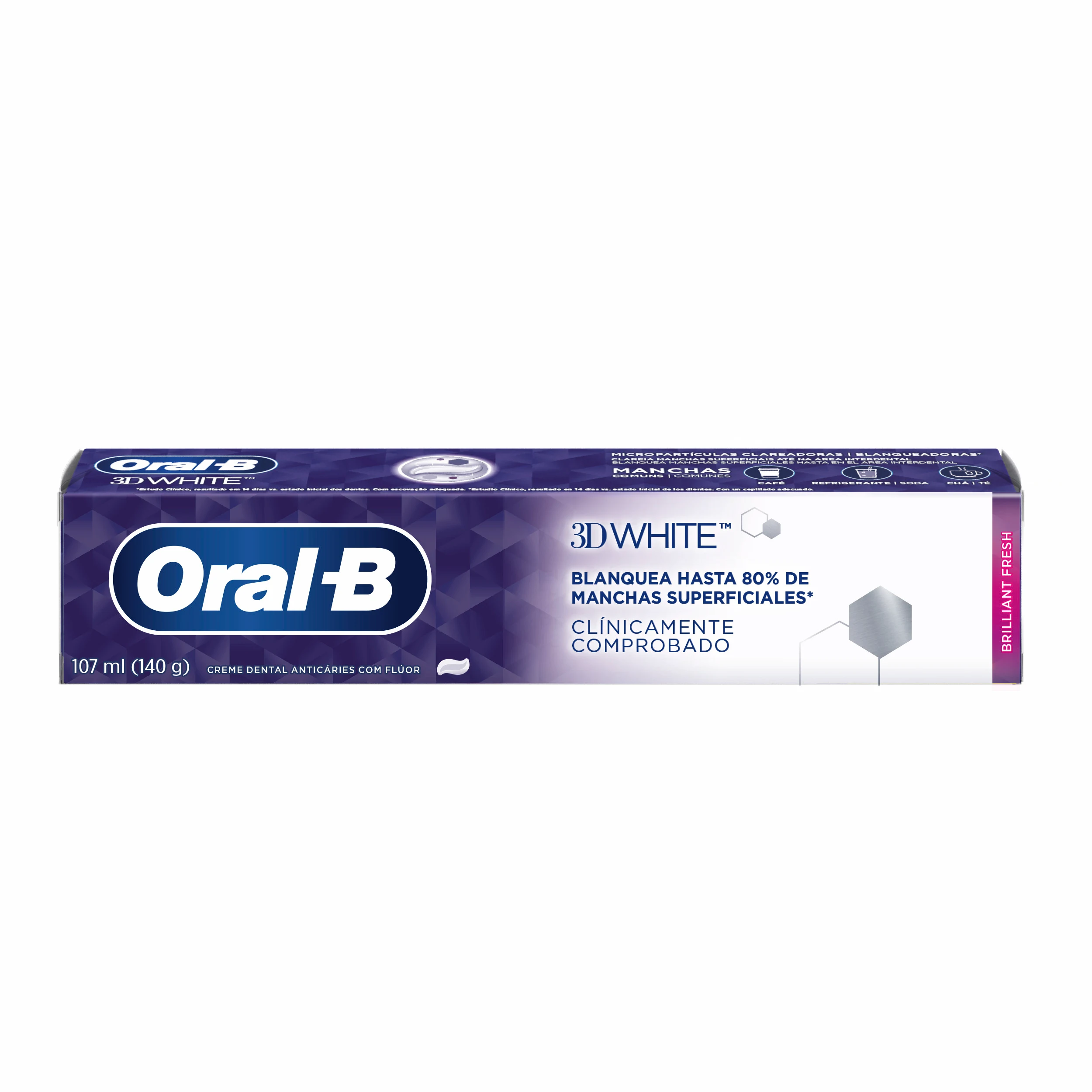 Pasta Dental Oral-B 3D White Brilliant Fresh 