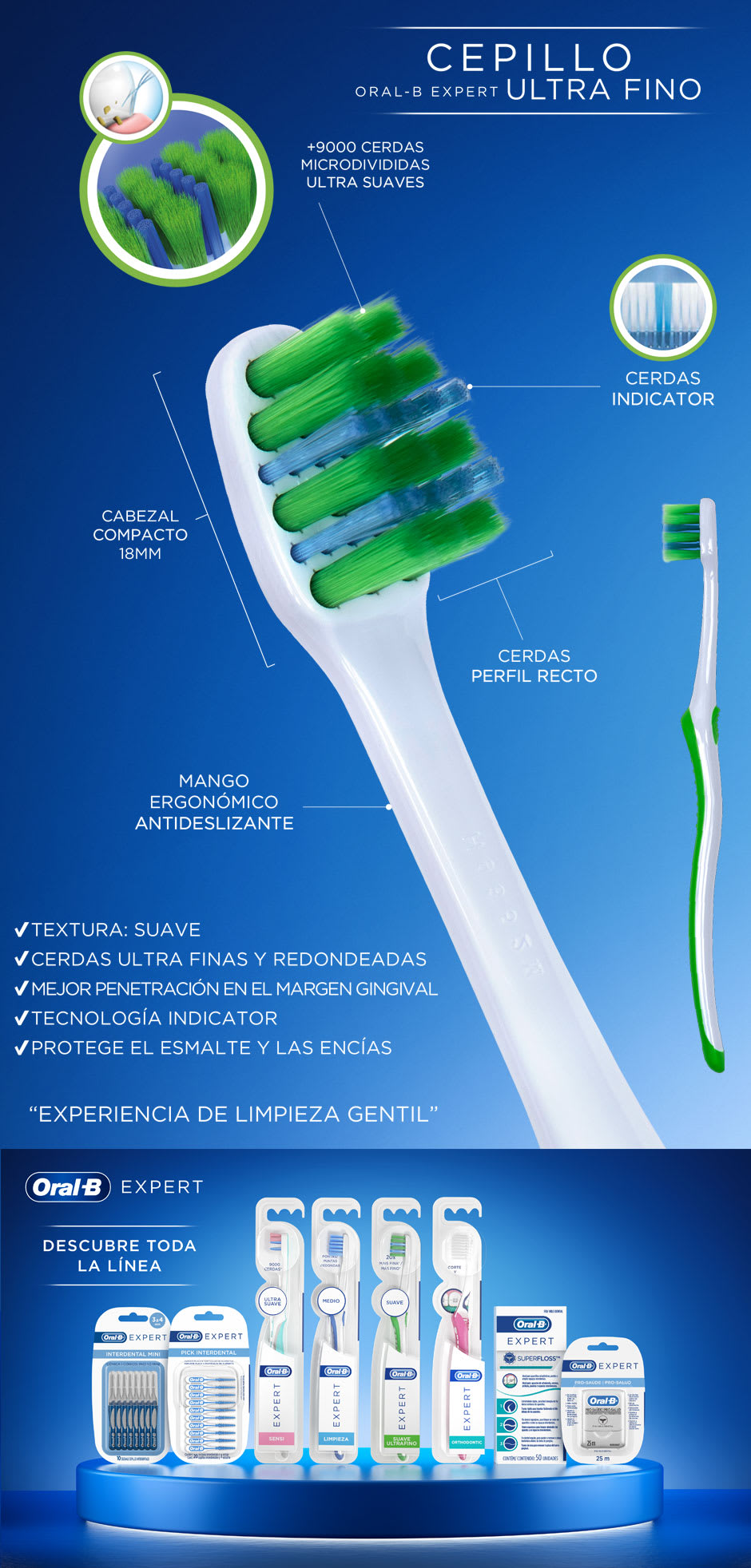 Cepillos Dentales Oral-b Ultrafino Extra Suave 2 Un