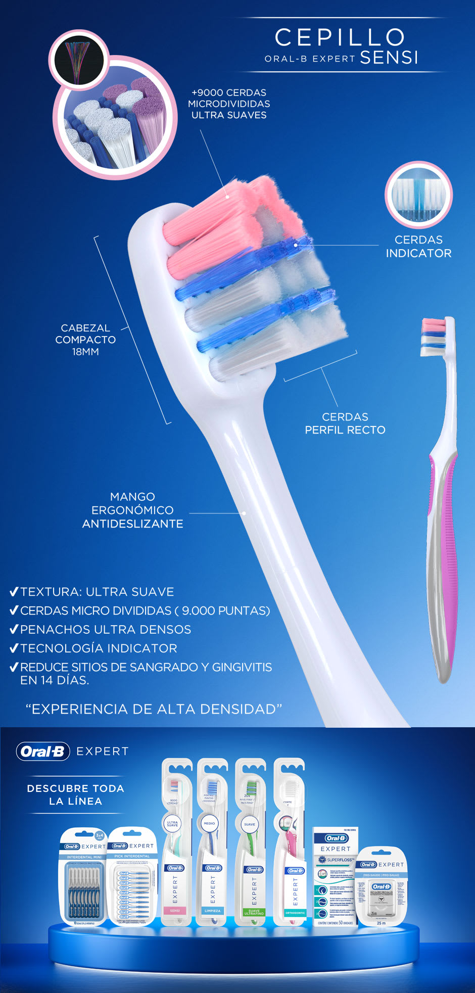 Cepillo Dental Oral-B Sensi-Soft Ultra suave (2 uds)