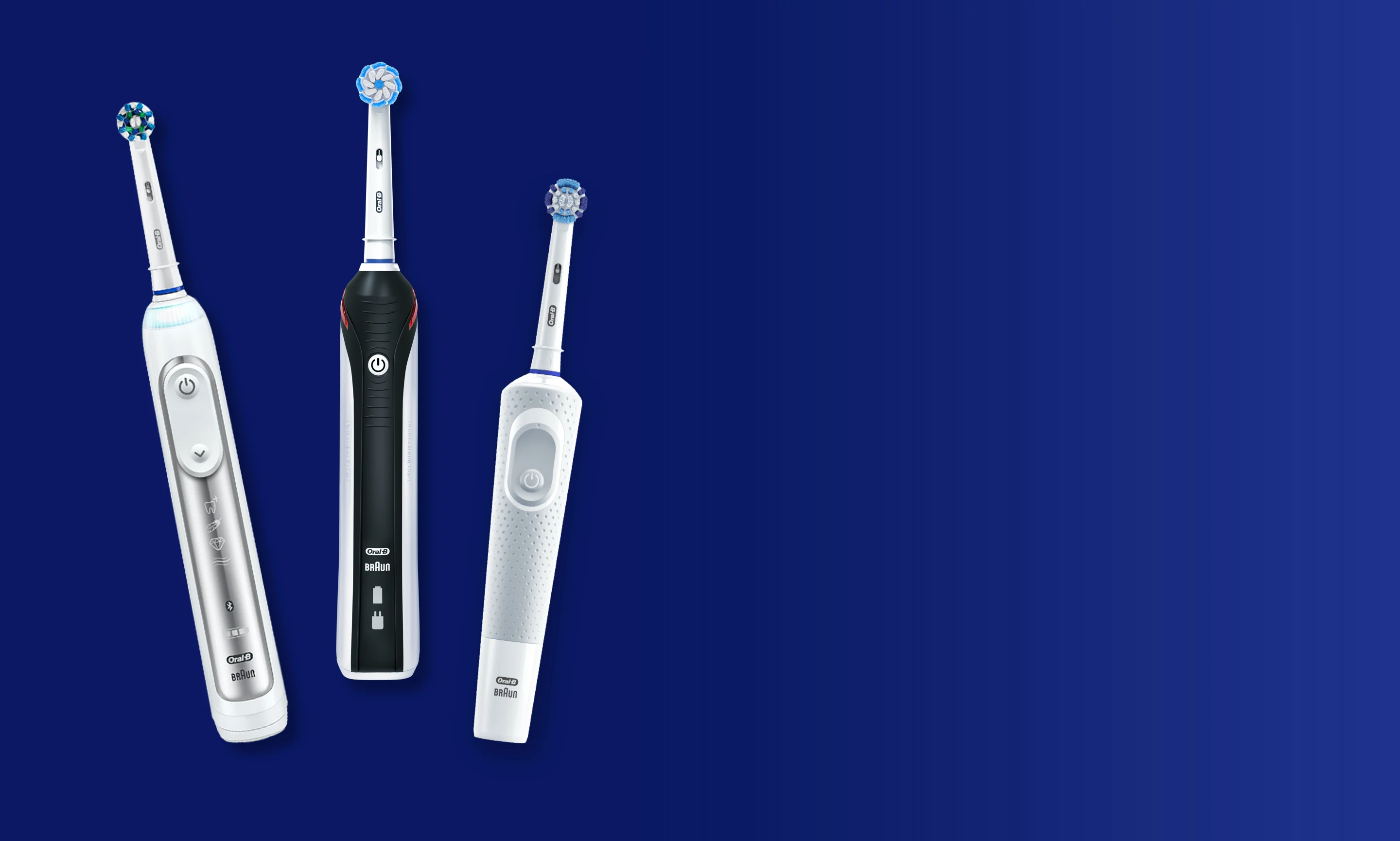 Encontre sua escova dental elétrica Oral-B hoje mesmo