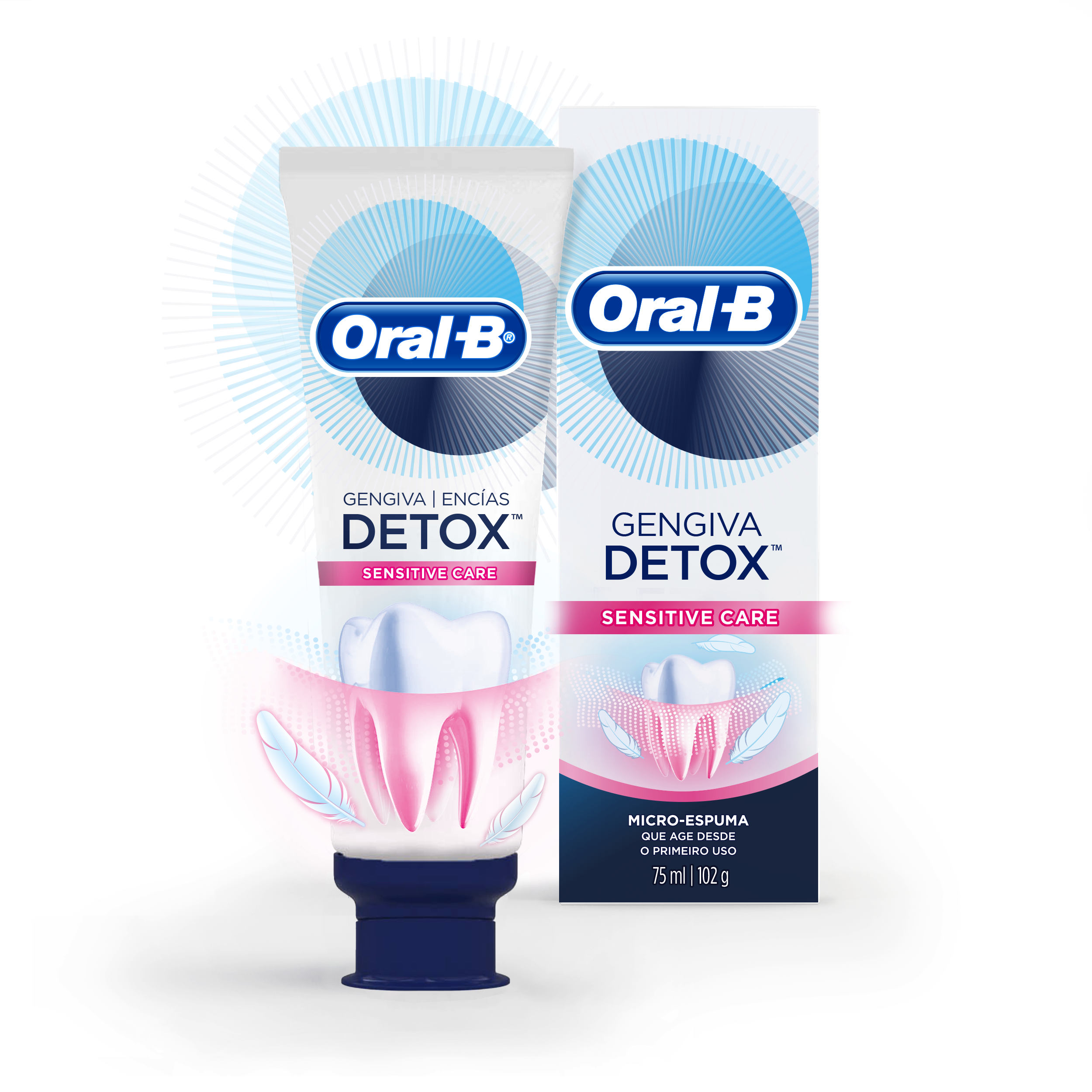 Oral-B Detox Sensitive Care Pasta Dental Con Flúor | Oral-B MX