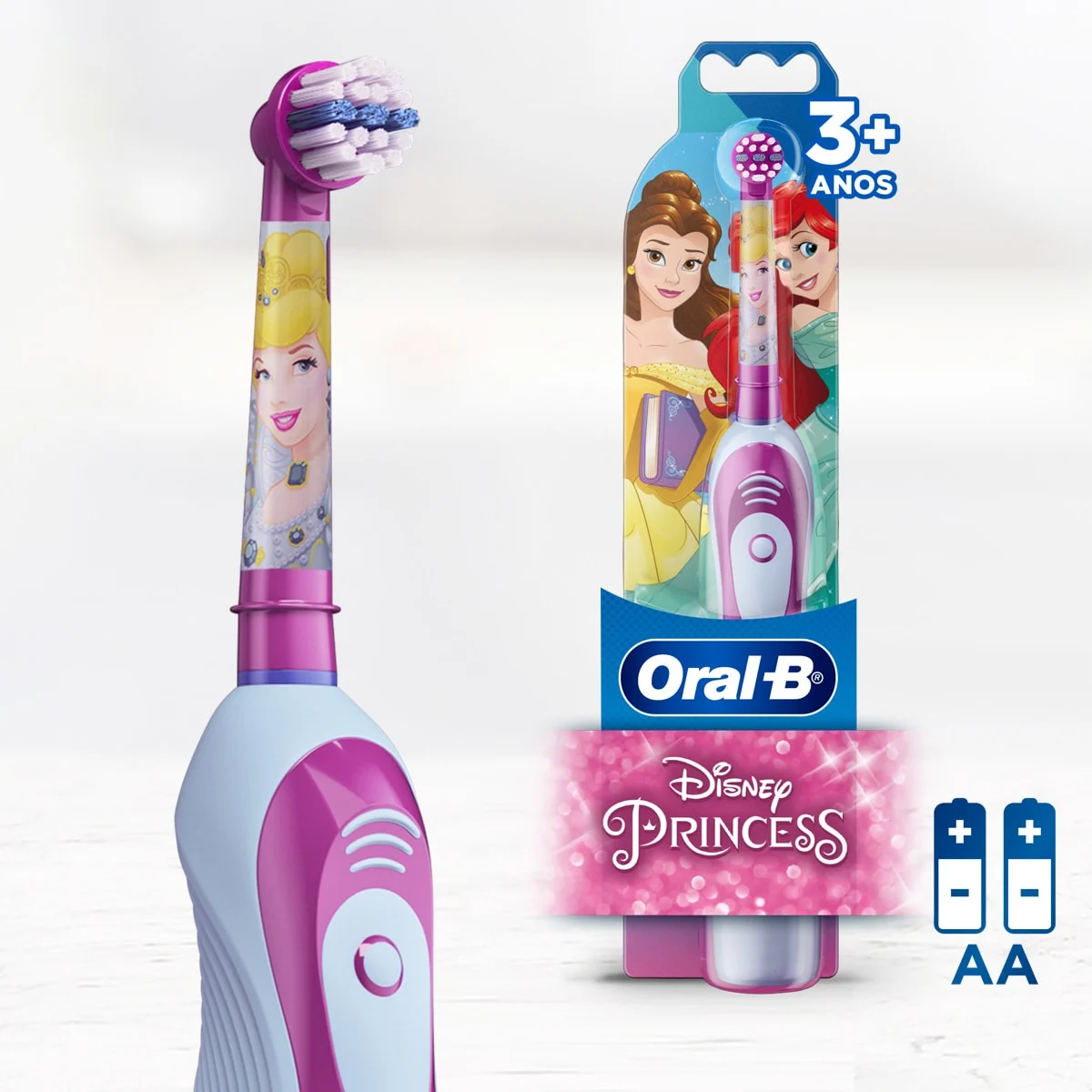 Temporizador Mount Bank Zapatos Cepillo de dientes Eléctrico Oral-B Kids Princess | Oral-B MX