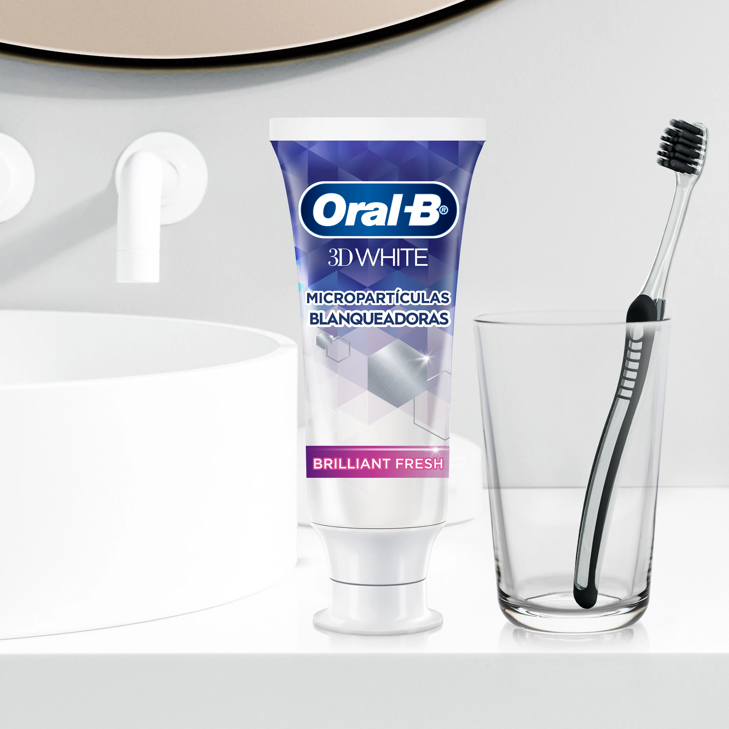 Crema Dental Pasta De Dientes Oral B 3d White Dientes Blanqueadora