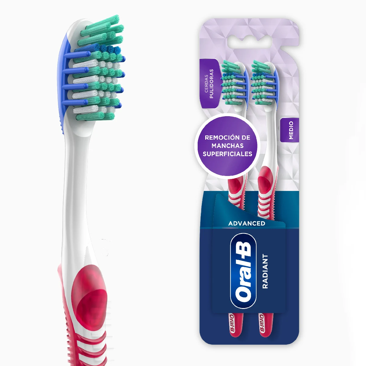 Cepillo De Dientes Oral-B Radiant Con Cerdas Interdentales 