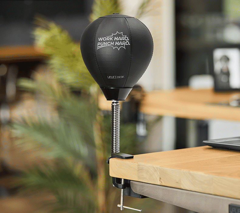 Desktop punching bag