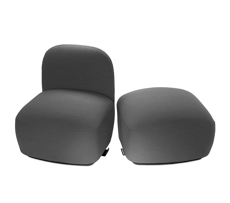 Dillo Connecting Brackets connecting two office lounge seats
