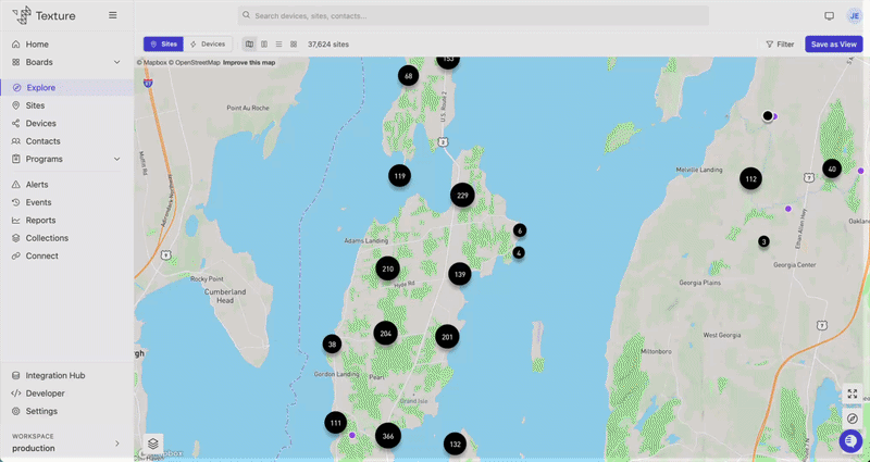 Explore SCADA data in Texture