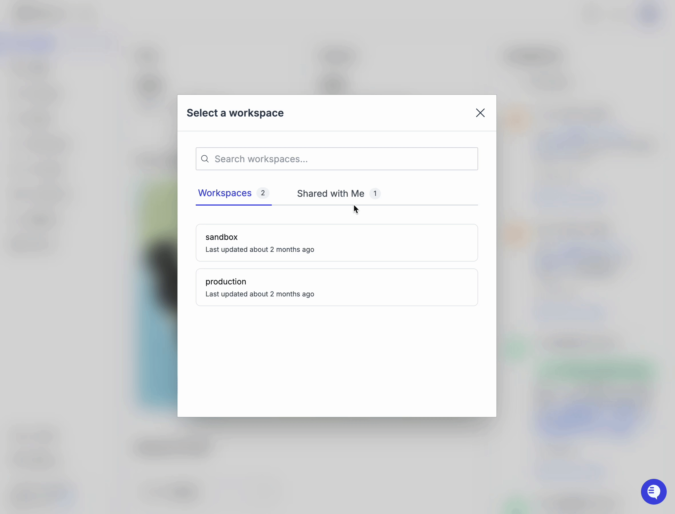 workspace switcher
