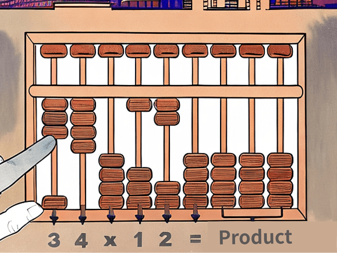 Multiplying on an Abacus