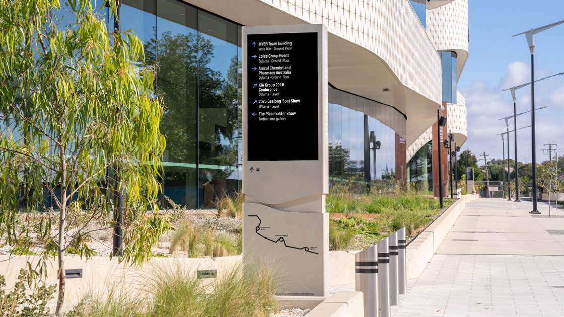 Event Wayfinding Signs Event Day Signage | Nyaal Banyul