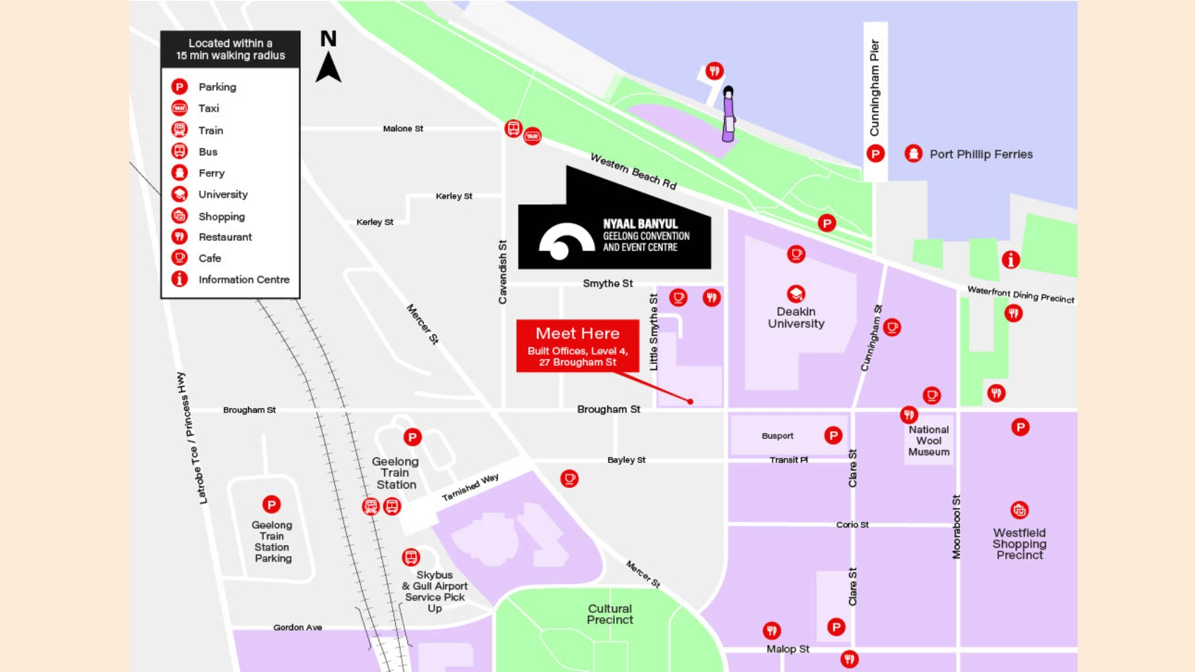 Hard Hat tour map
