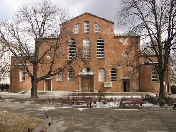 St. Sophia from the outside. It's certainly not one of the more spectacular churches in the area. I actually forgot to take a picture of it, so this one is from Wikipedia. 