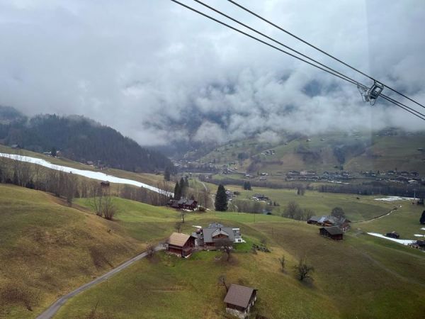 Grindelwald from the cable car. What a trip!